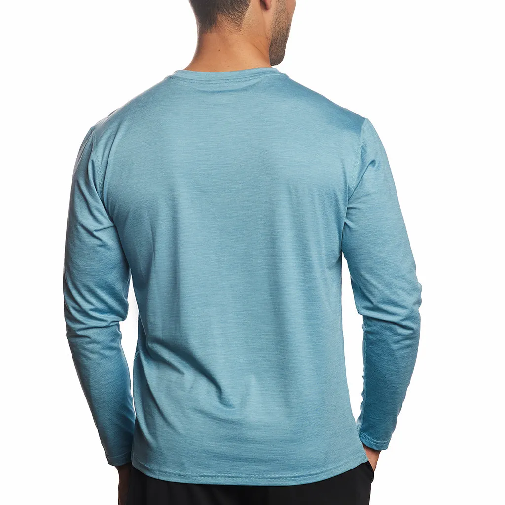 Men's Cooling Crew Neck Long Sleeve T-Shirt