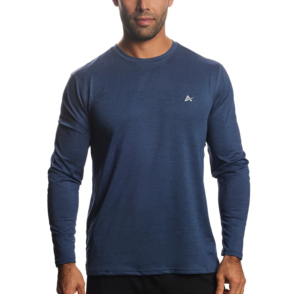 Men's Cooling Crew Neck Long Sleeve T-Shirt