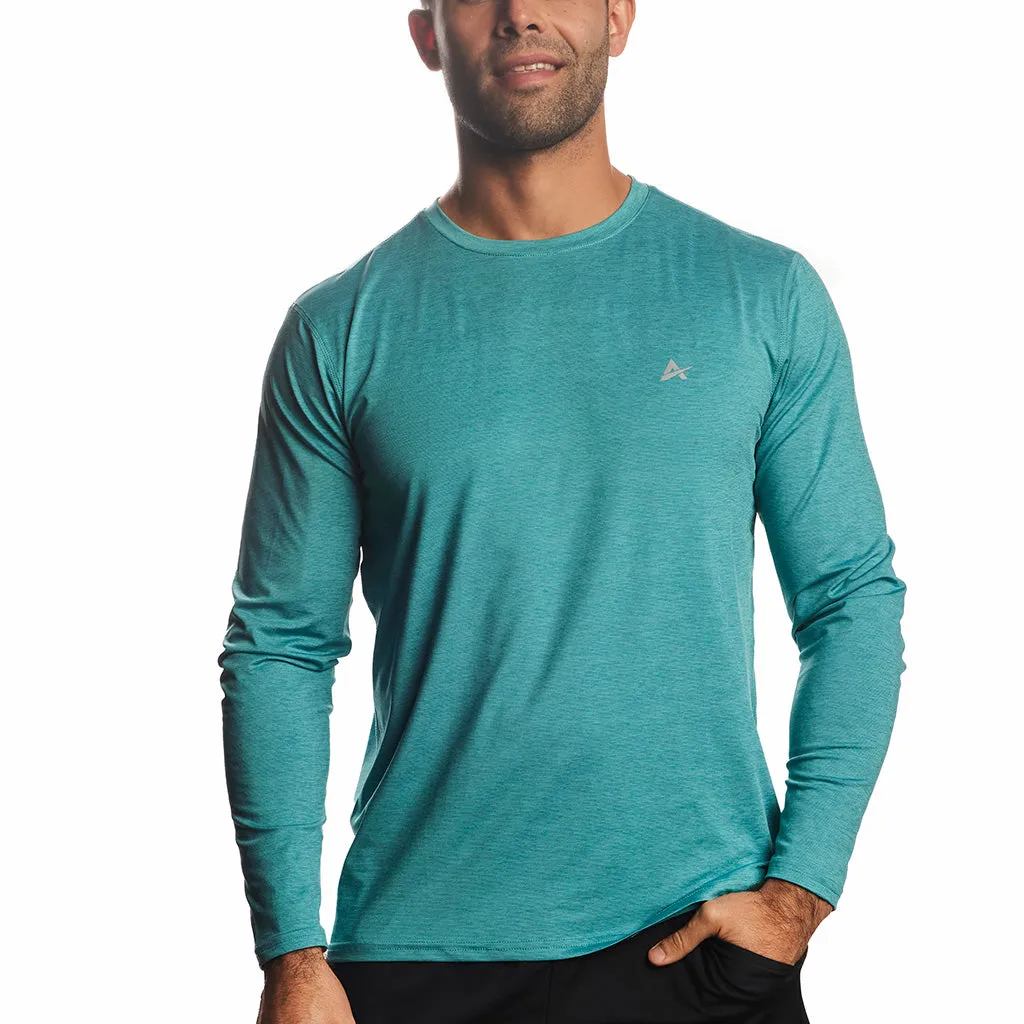 Men's Cooling Crew Neck Long Sleeve T-Shirt