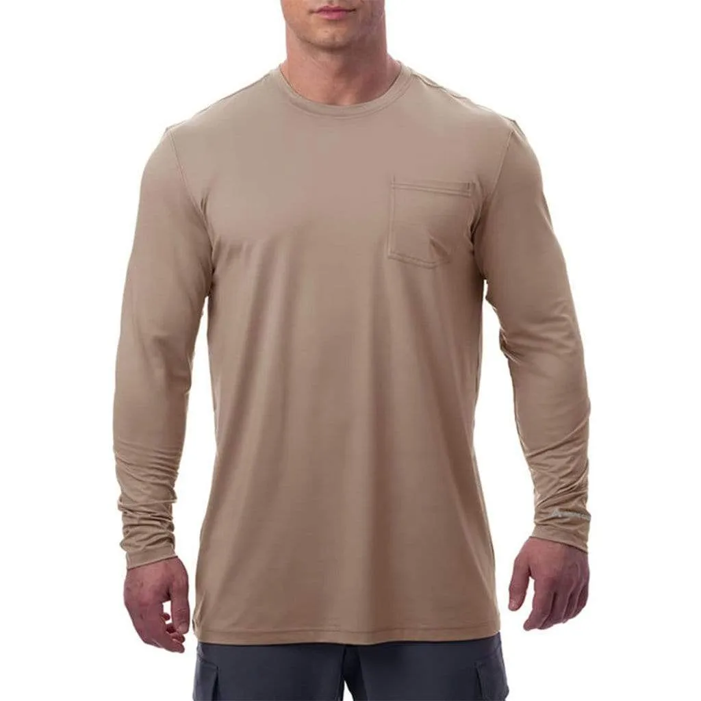 Men's Cooling Pocket Workwear Long Sleeve T-Shirt - CLOSEOUT