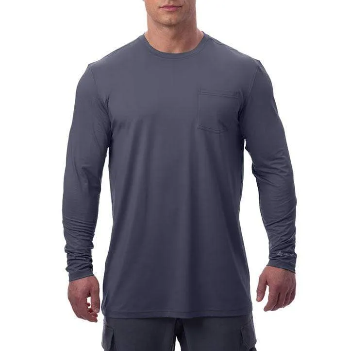 Men's Cooling Pocket Workwear Long Sleeve T-Shirt - CLOSEOUT