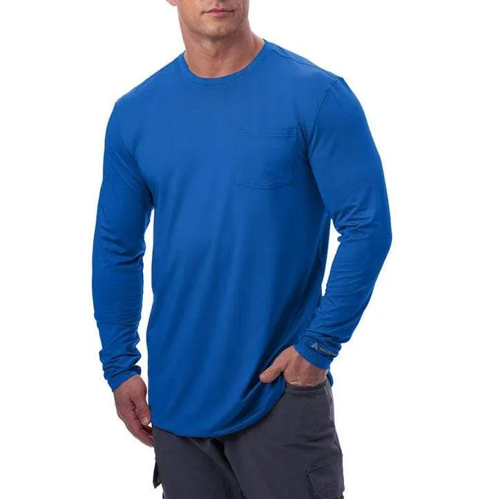 Men's Cooling Pocket Workwear Long Sleeve T-Shirt - CLOSEOUT