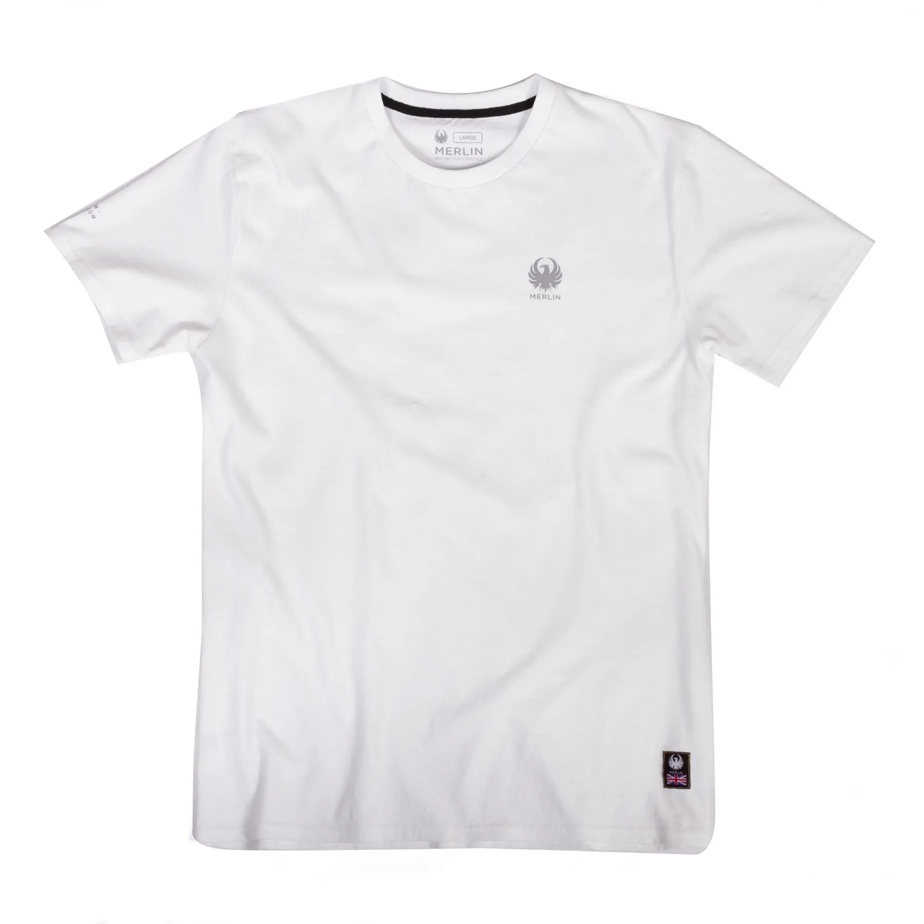 Merlin Radford Core Organic Cotton Tee T-Shirt White