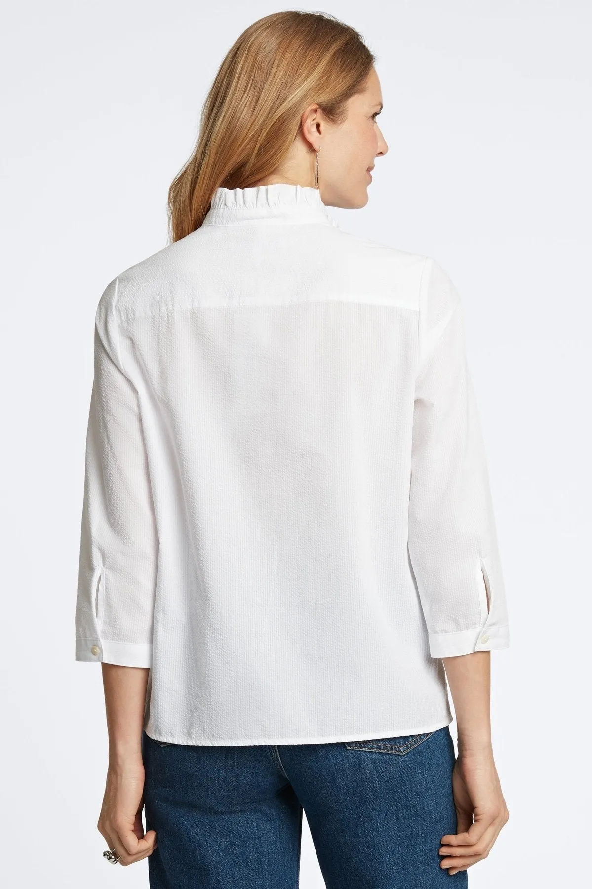 Mia Seersucker Popover Shirt