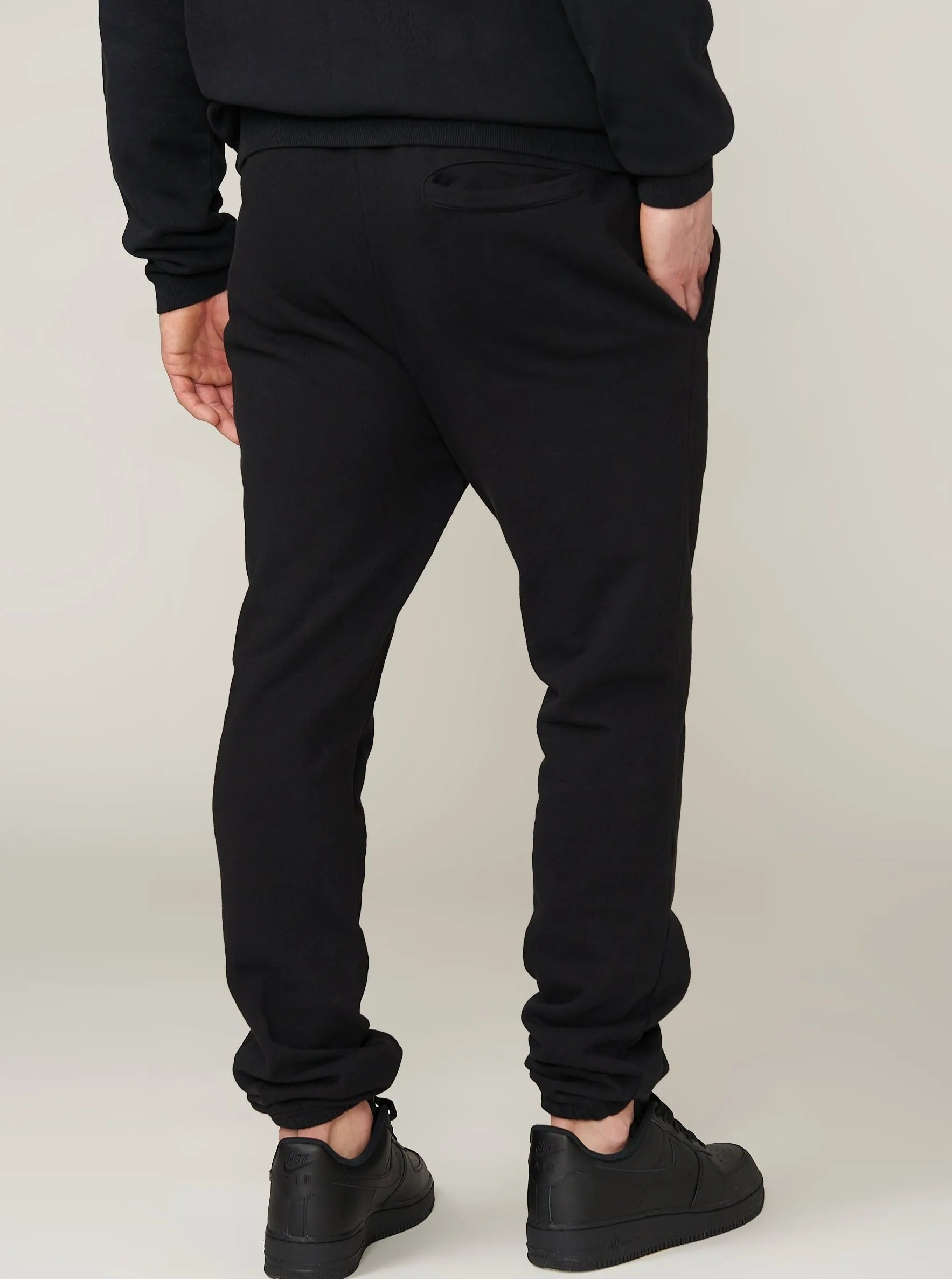 Miles French Terry Stacked Jogger - Jet Black