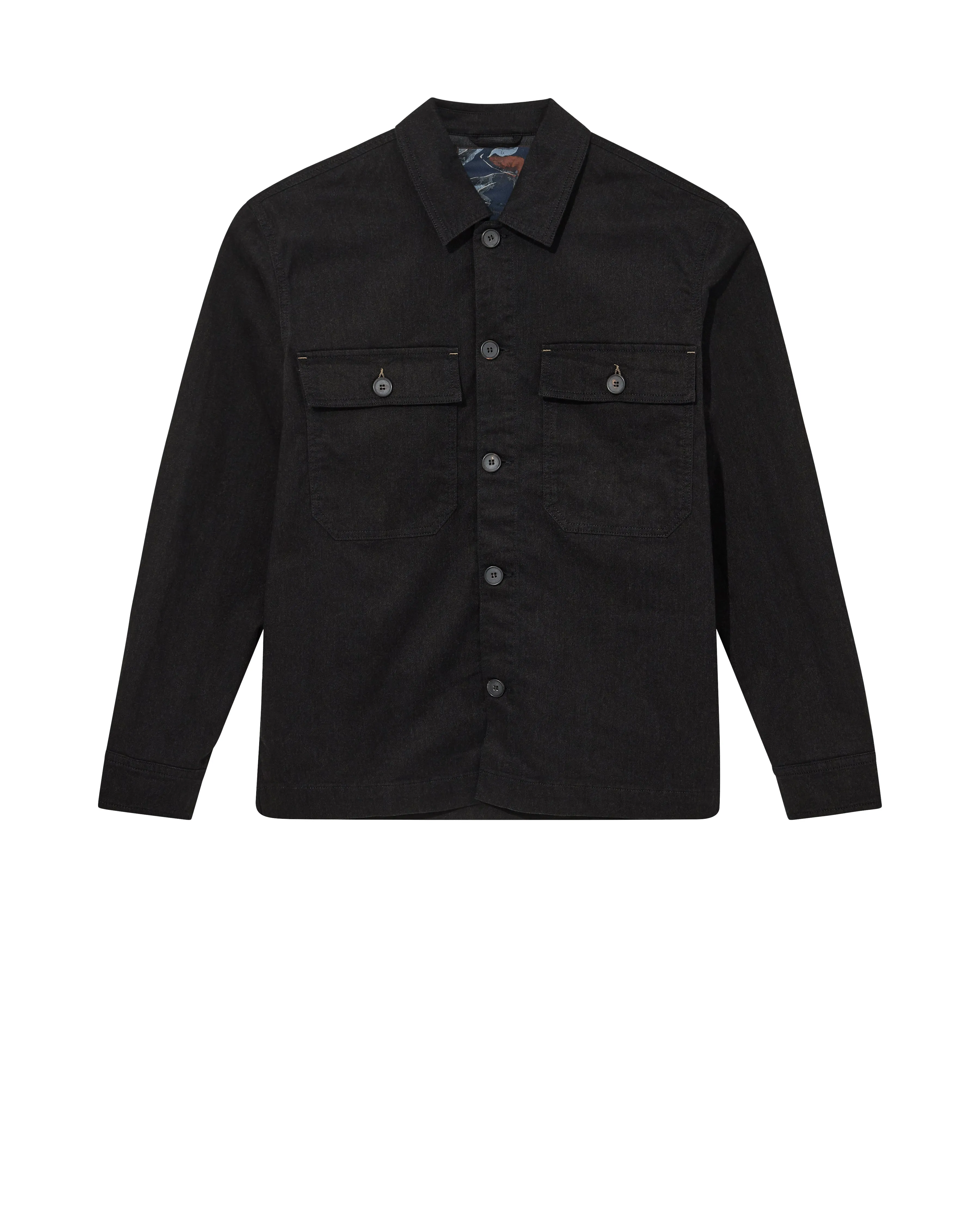 MMGMatteo Soft Overshirt Black