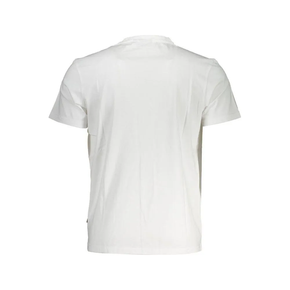 Napapijri White Cotton Men T-Shirt