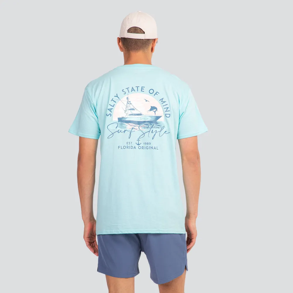 Pastel Boat Basic T-Shirt