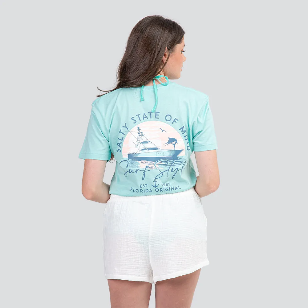 Pastel Boat Basic T-Shirt