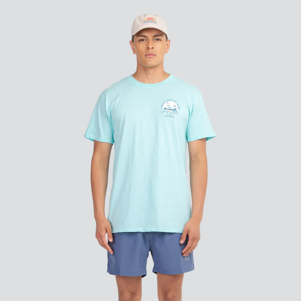 Pastel Boat Basic T-Shirt