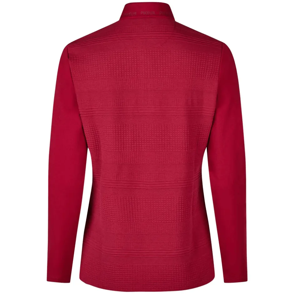 Pikeur Regina Structured Long Sleeve Shirt - Red