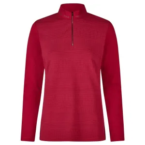 Pikeur Regina Structured Long Sleeve Shirt - Red