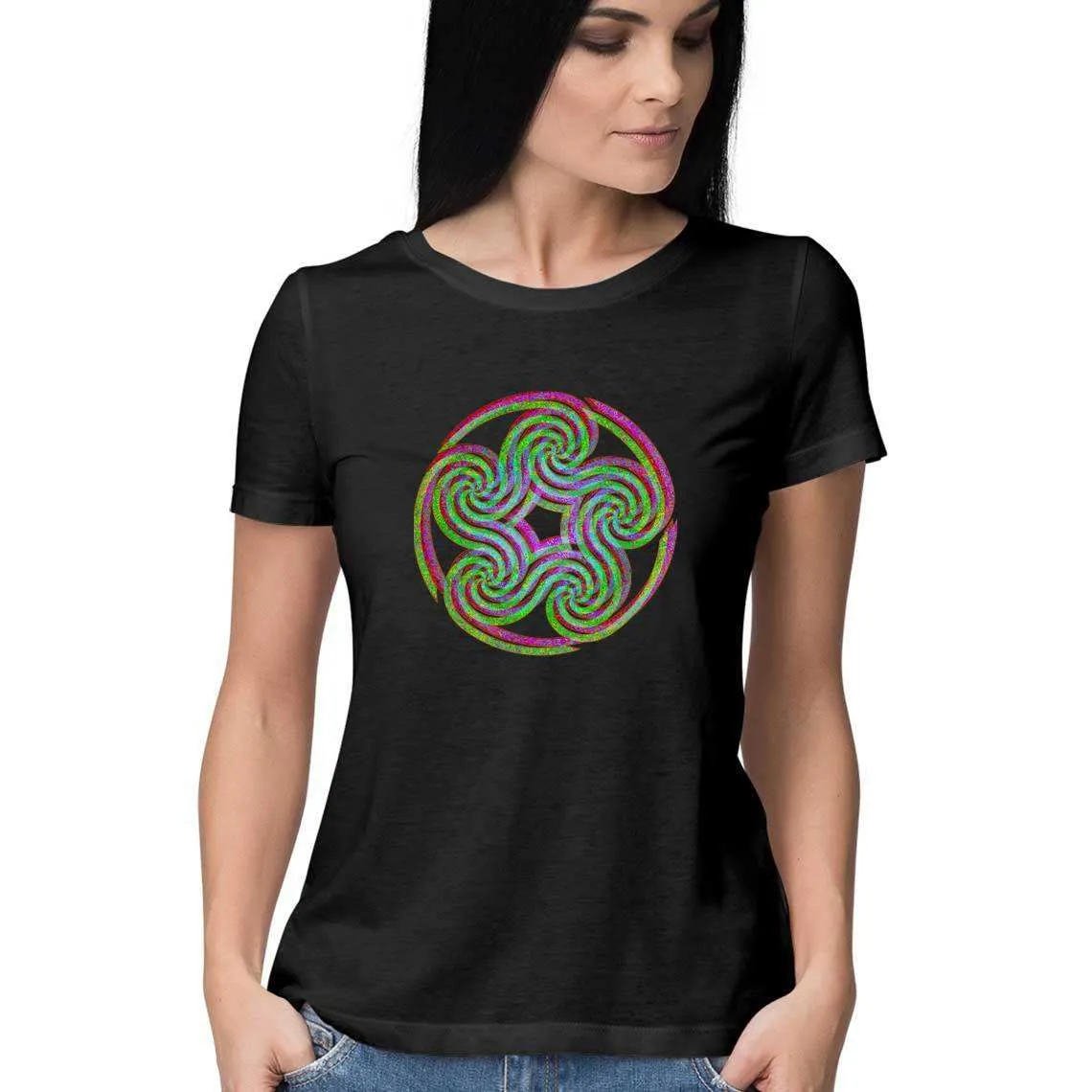 Psychedelic Pentaskelion Women's T-Shirt