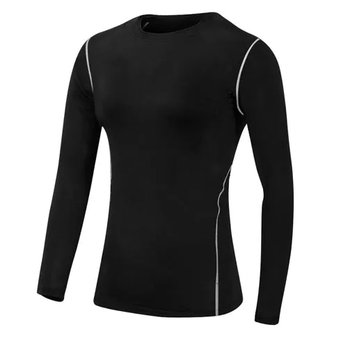 Quick Dry Workout Long Sleeve Solid Color Shirt