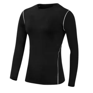 Quick Dry Workout Long Sleeve Solid Color Shirt