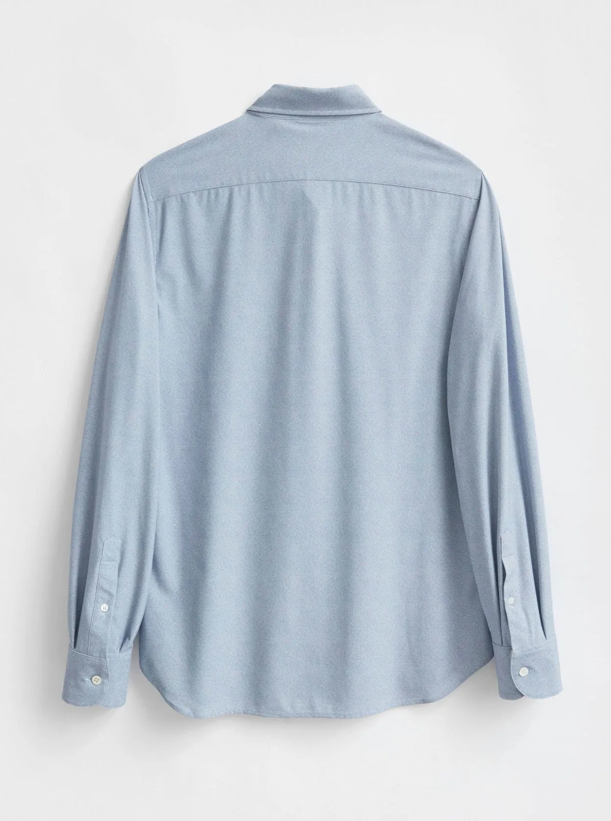 Recycled Italian Comfort Shirt - Sky Twill Print