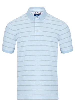 Short Sleeve Polo Shirt - Blue