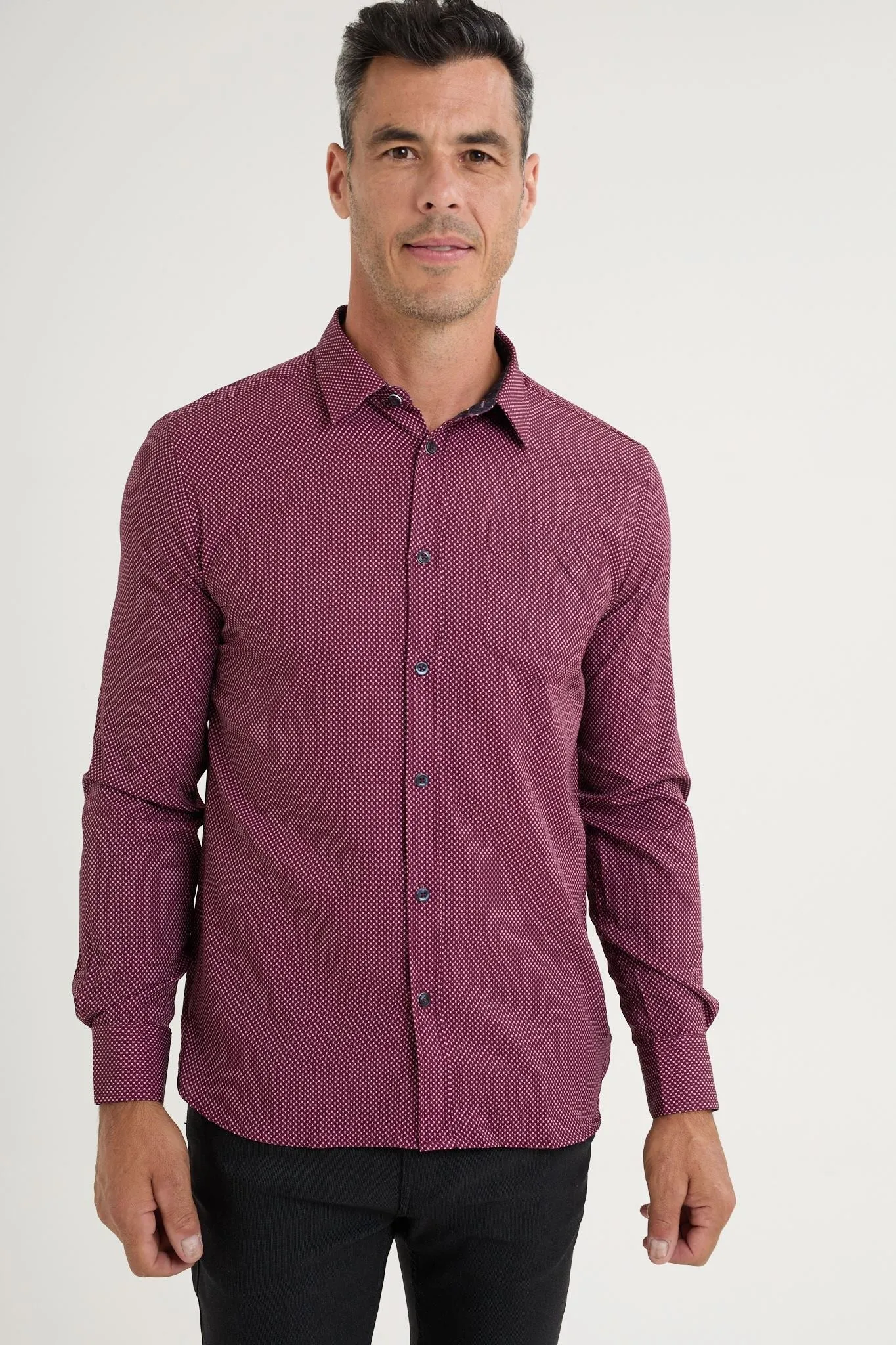 Stretch long sleeve shirt