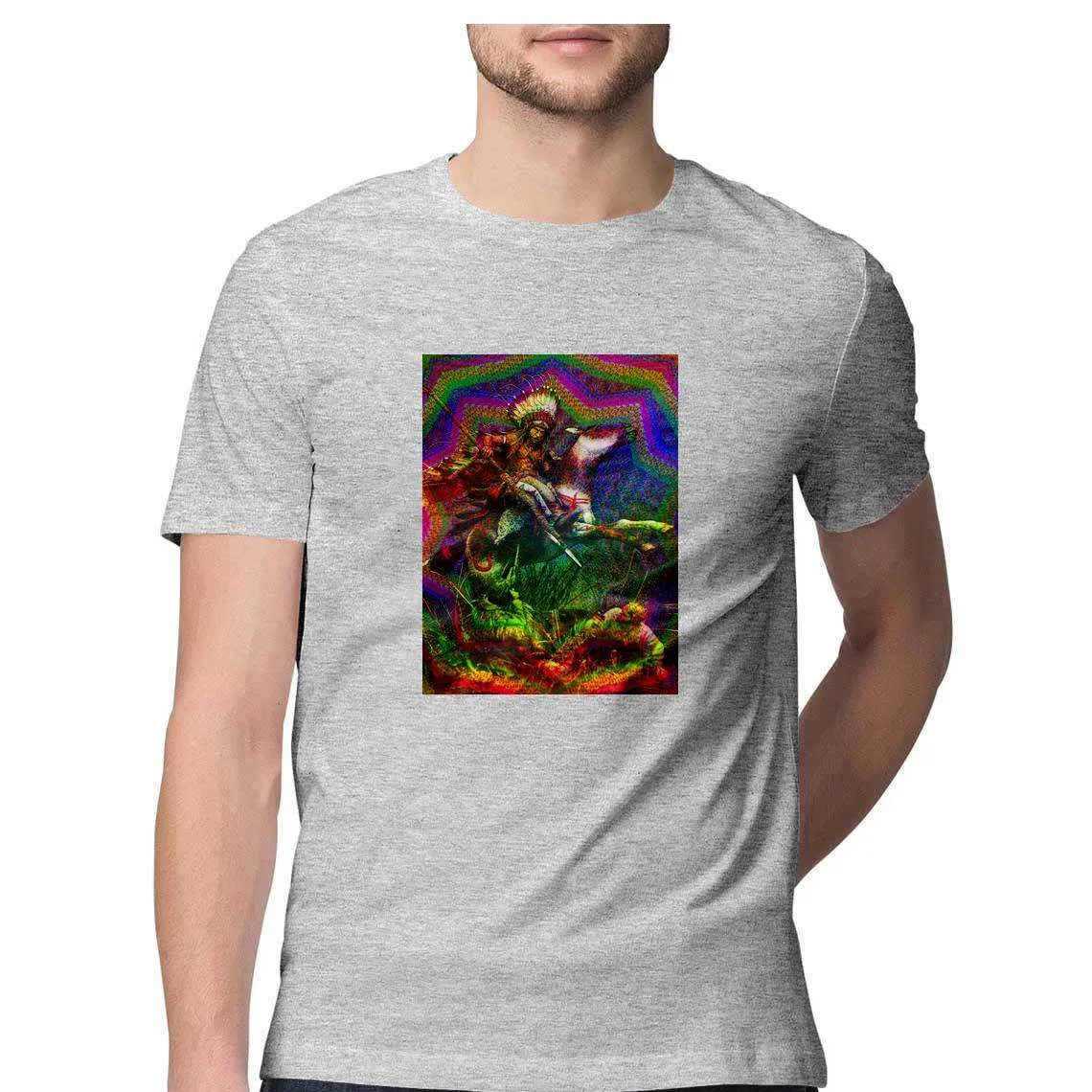 The Navajo chief hunts on Ayahuasca Men's T-Shirt