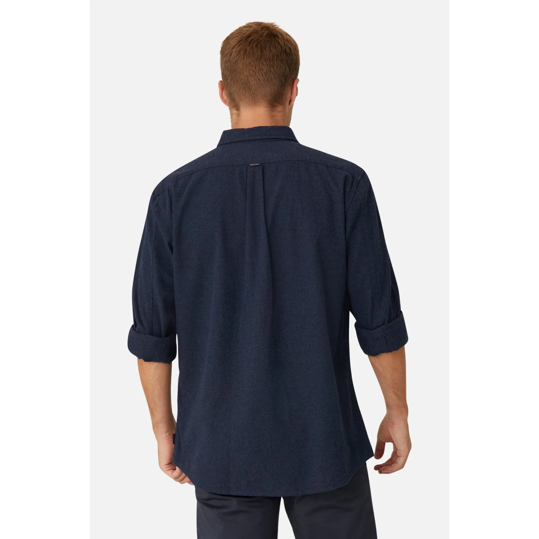 The Taylor Shirt - Long Sleeve - Biscuit | Highland Blue