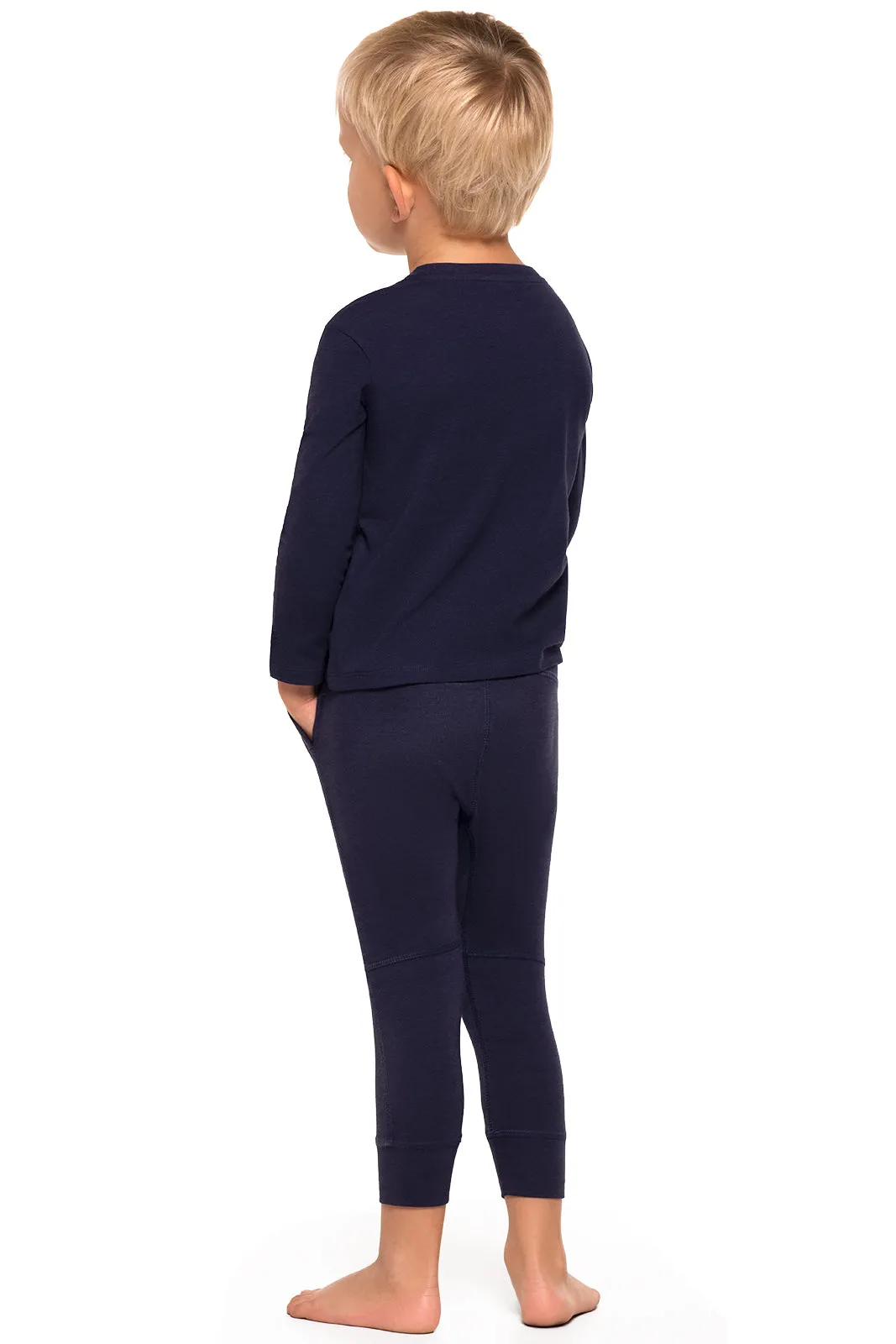 Toddler Coco Plum Everyday Long Sleeve T-Shirt  |  Navy