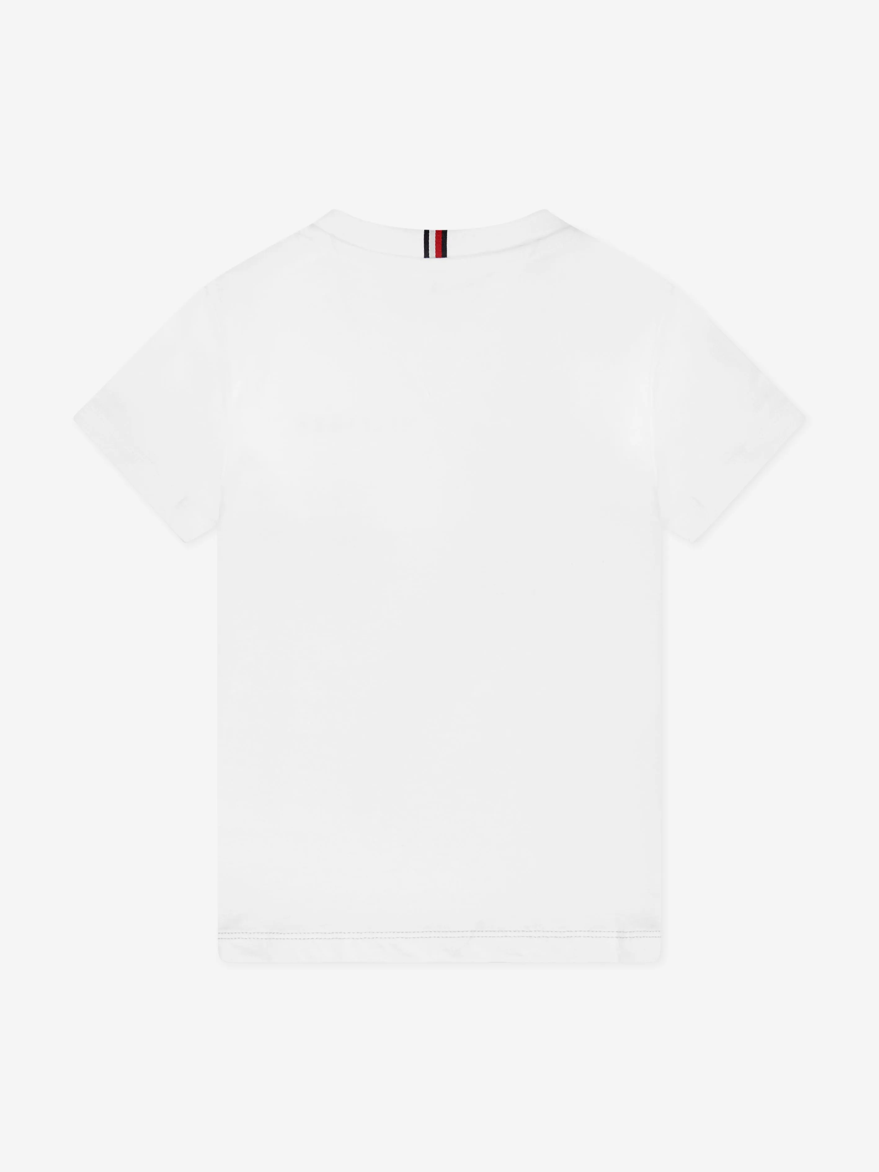 Tommy Hilfiger Boys Essential Colourblock T-Shirt in White