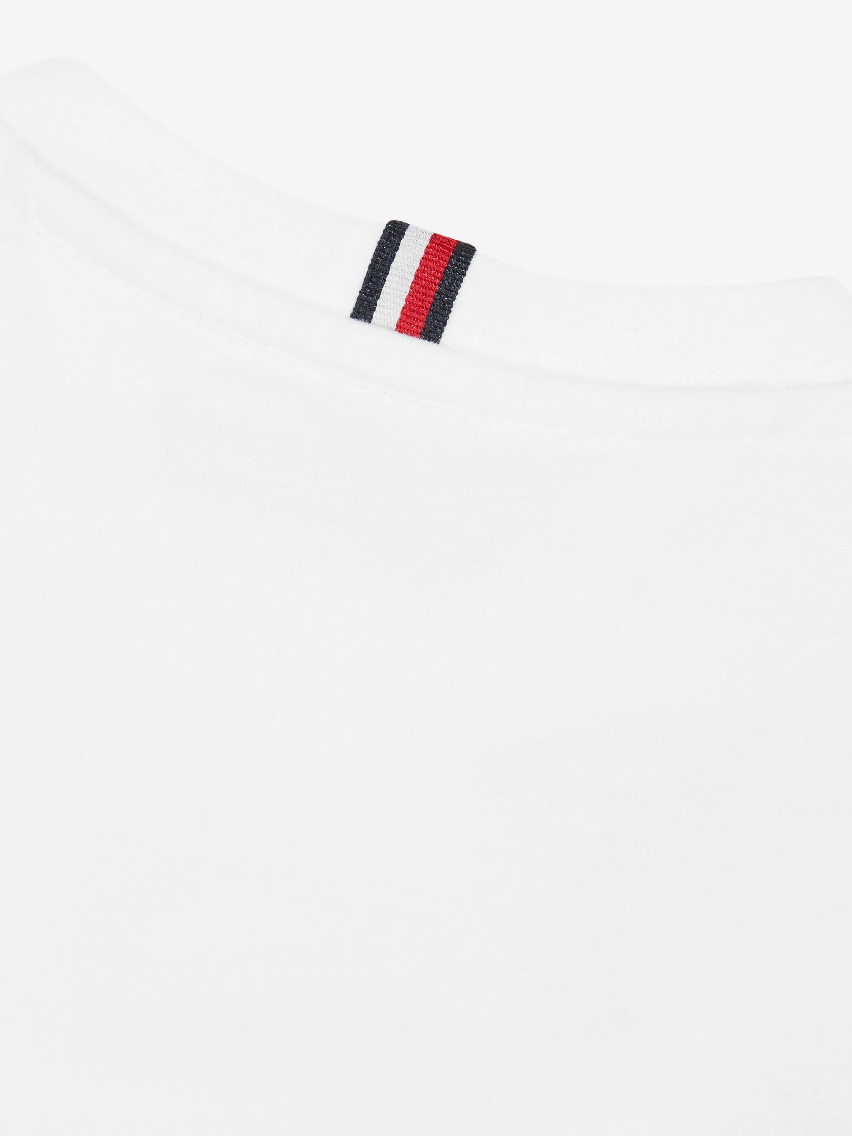 Tommy Hilfiger Boys Essential Colourblock T-Shirt in White