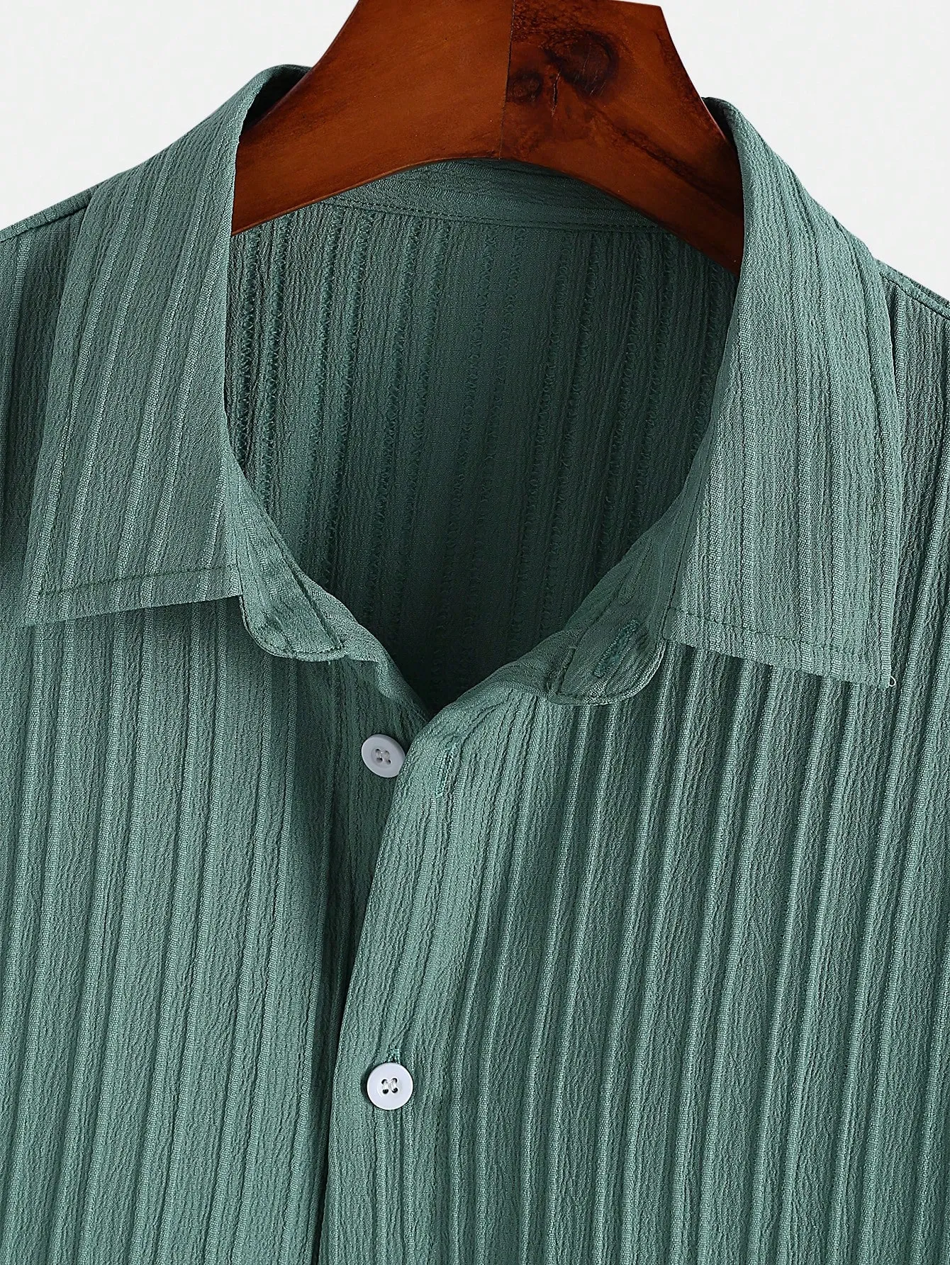 Versatile Texture Solid Color Short-Sleeved Shirt