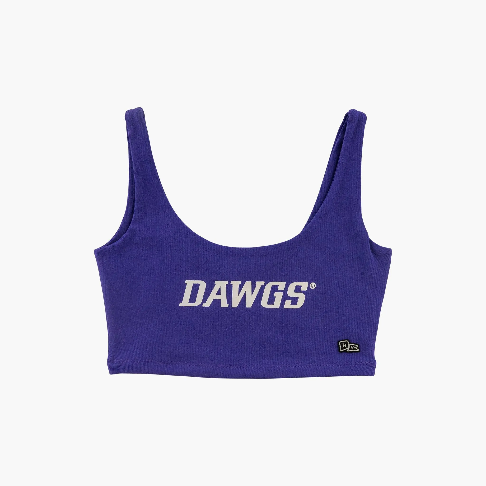 Washington Huskies Women's Purple Scoop Crop Top