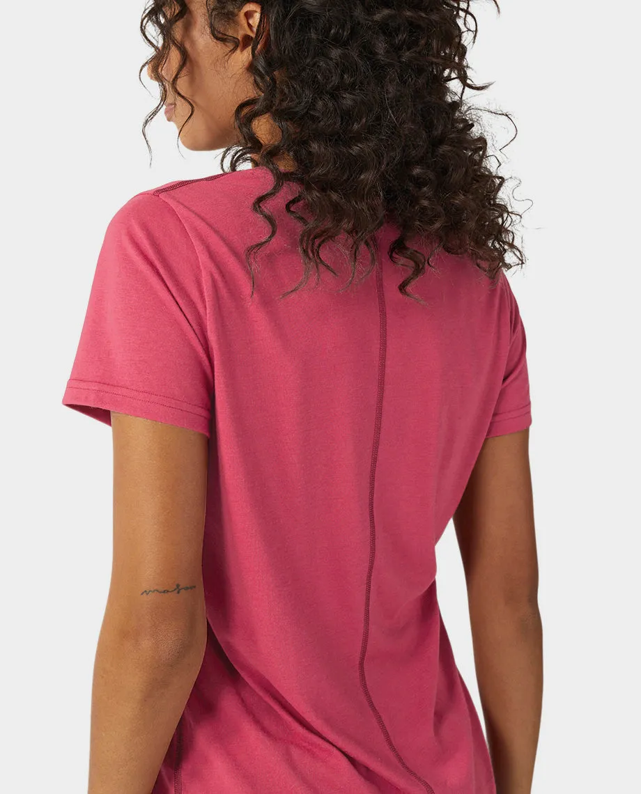 Women's Divide Scoop Neck Tee SS