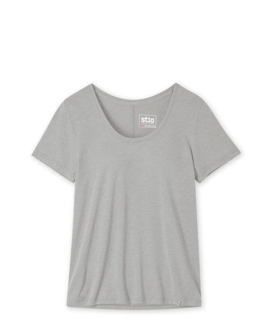 Women's Divide Scoop Neck Tee SS