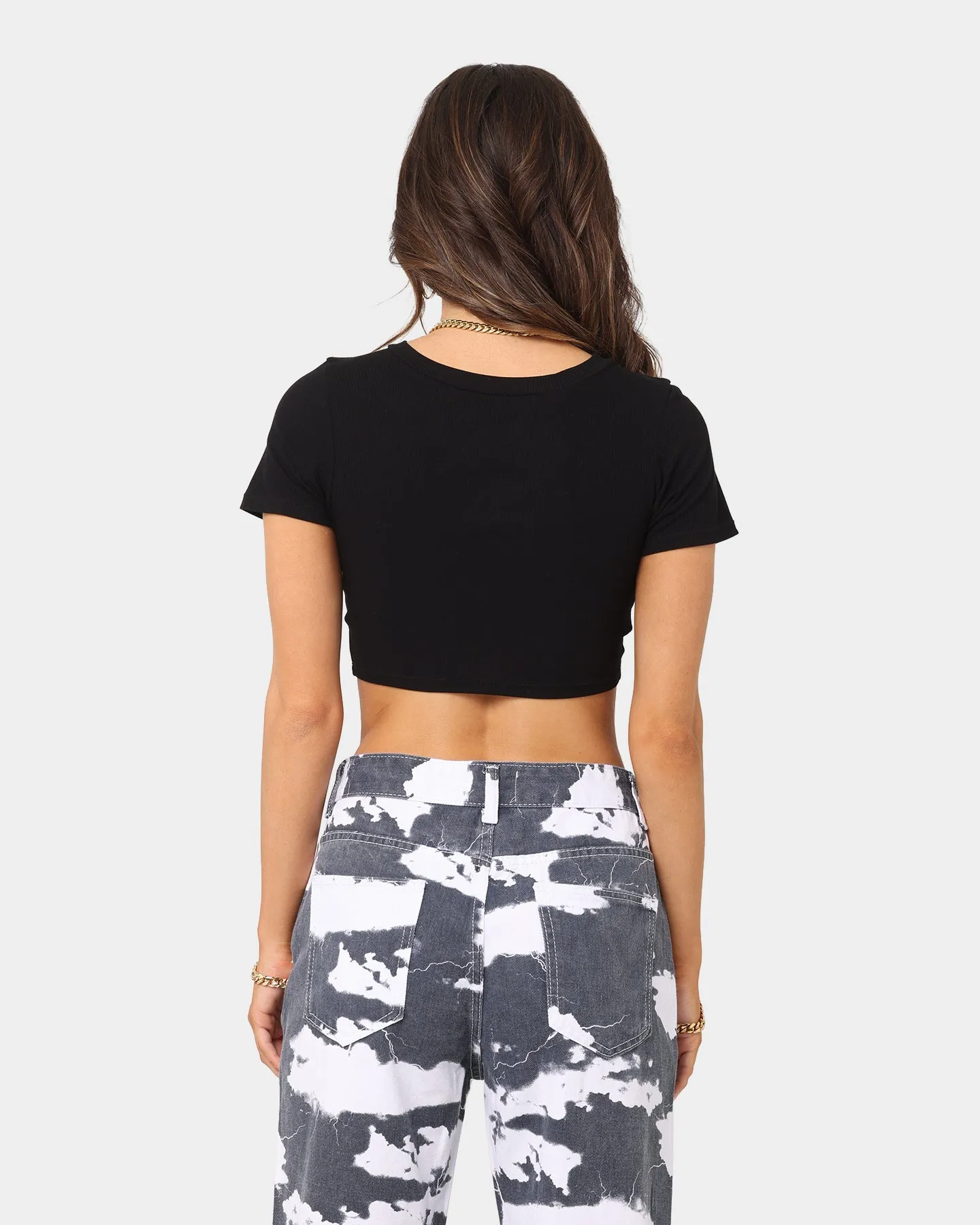 XXIII Women's Classic Crop T-Shirt Black